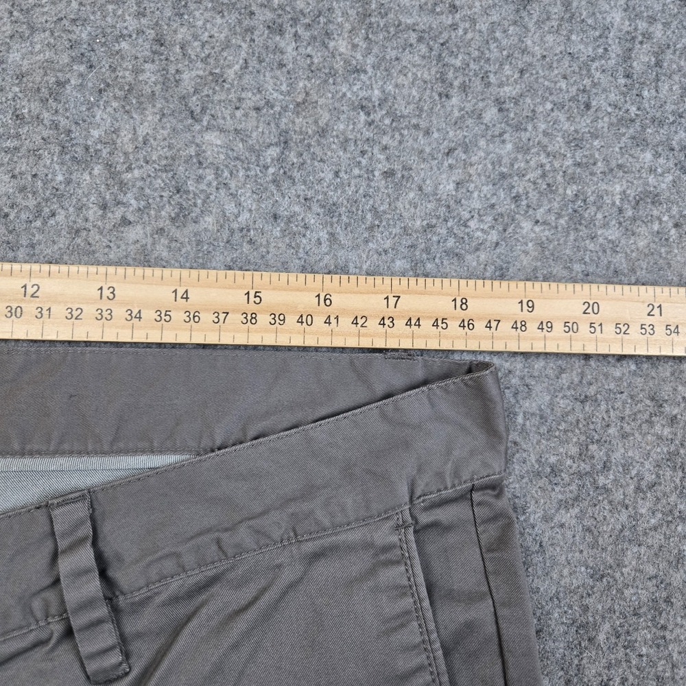 Vuori Collins Chino Pants Mens 36x30 Gray Stretch Cotton Twill Office V433 - Picture 7 of 12